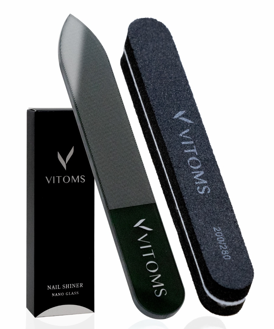 VITOMS ガラスネイルシャイナー ブラック